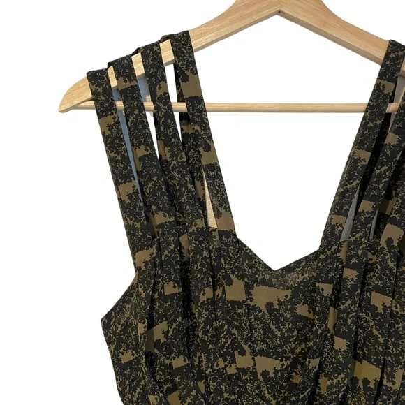 Black and Green Mini Cocktail Dress Size XS - Picture 3 of 6